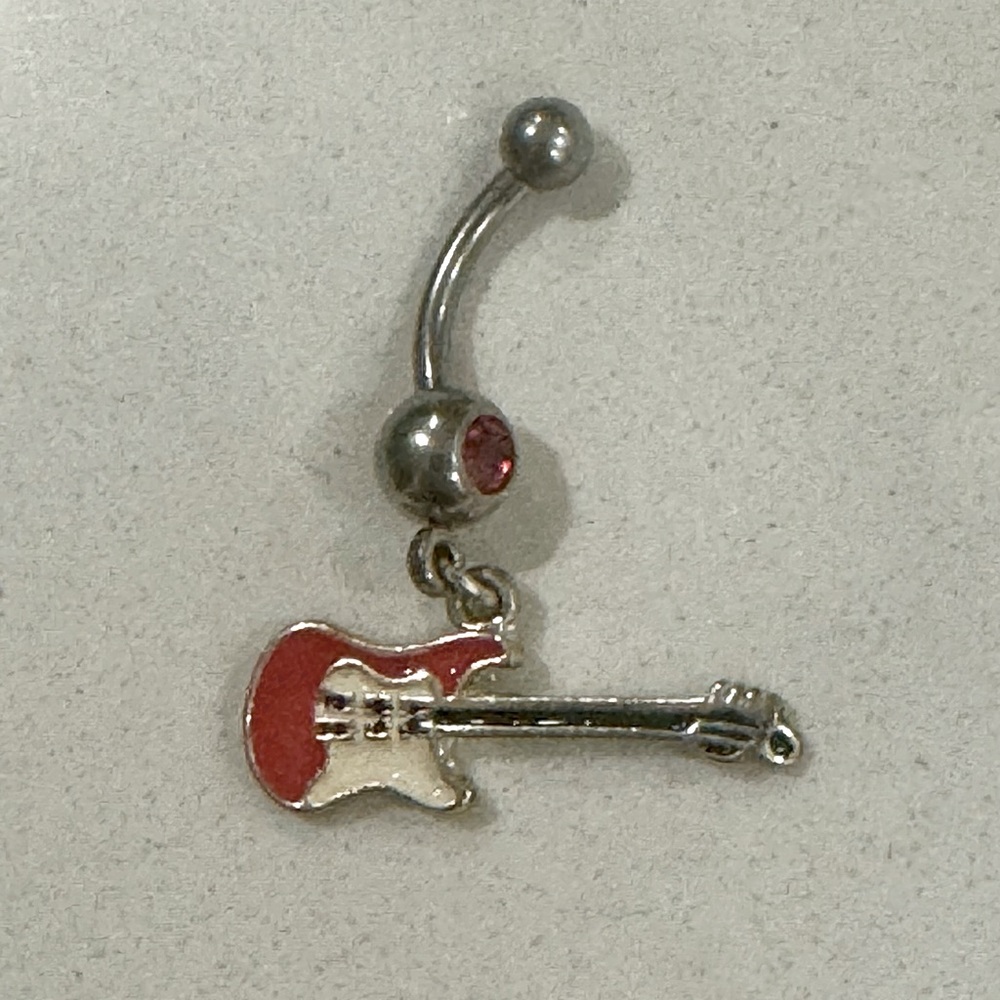 NEW Electric Guitar Belly Button Ring